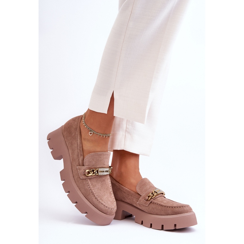 PS1 Klasszikus szarvasbőr cipők vaskos platformon, barna fogj meg! 2 PS1 Klasszikus szarvasbőr cipők vaskos platformon, barna fogj meg! 2