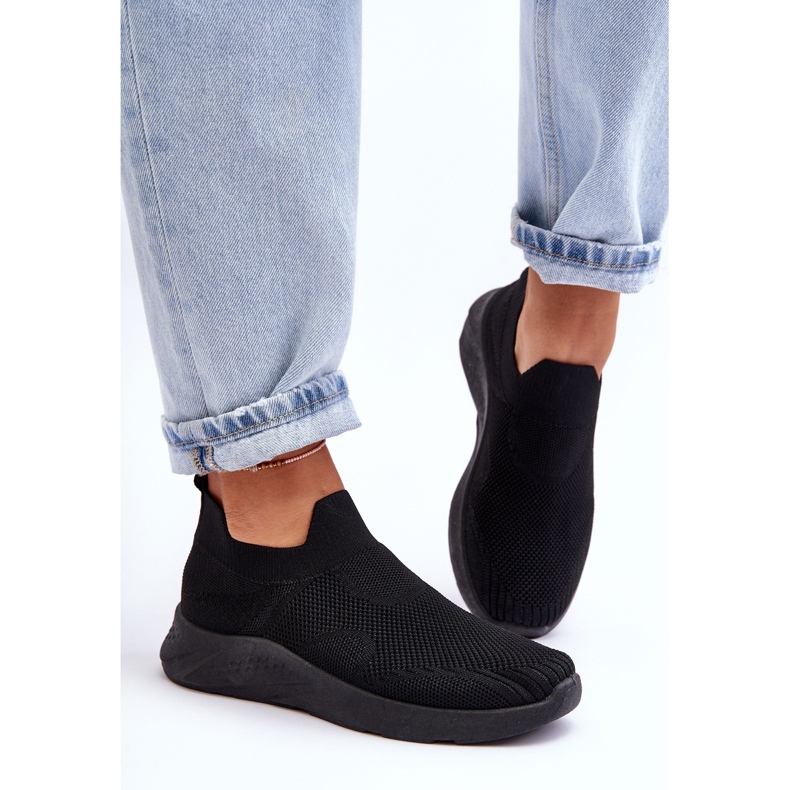 PG1 Női felbújós sportcipő, fekete Claris 2