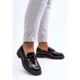 PG1 Lakkozott Platform Loafers Black Jarren fekete 1