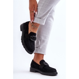 PG1 Velúr Platform Loafers Black Jarren fekete 1