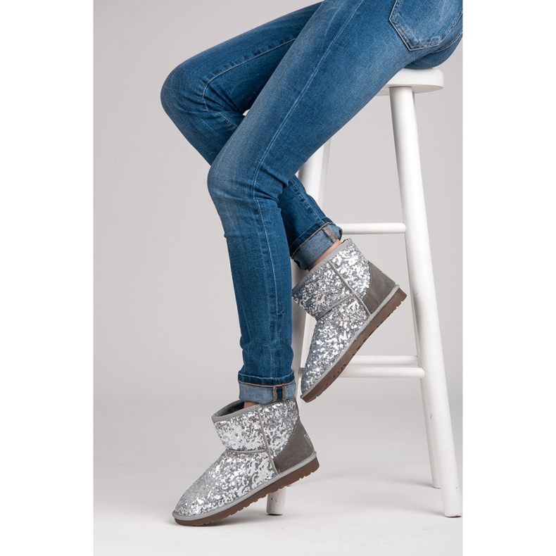 Torna Fényes muklukok szürke 1