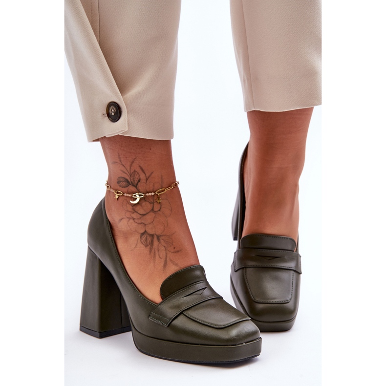 Alisa zöld magassarkú pumpák 1 Alisa zöld magassarkú pumpák 1