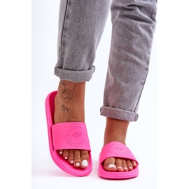 Női sportpapucs 4F 4FSS23FFLIF069-53S fukszia rózsaszín 2