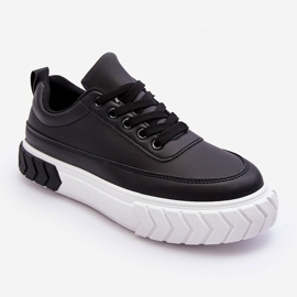 PG1 Klasszikus Platform Sneakers Fekete-fehér Nannzie 1