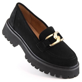 Filippo bőr velúr platformcipő W PAW459A fekete 1