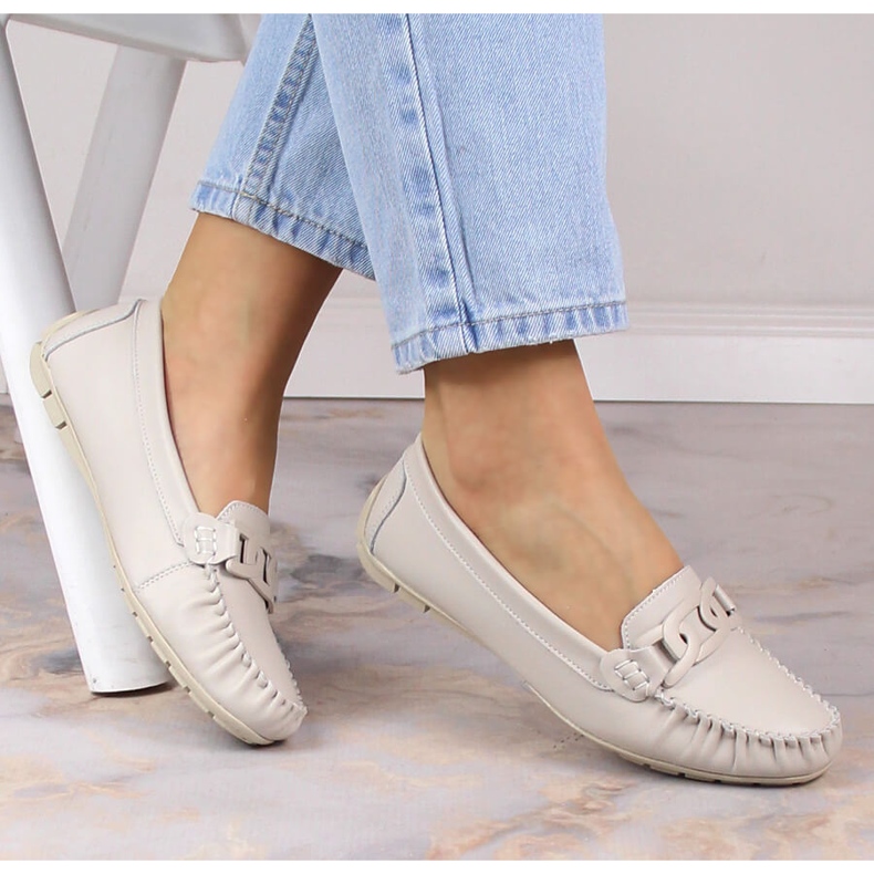 Női bőrcipők Filippo DP4547 Bézs 2