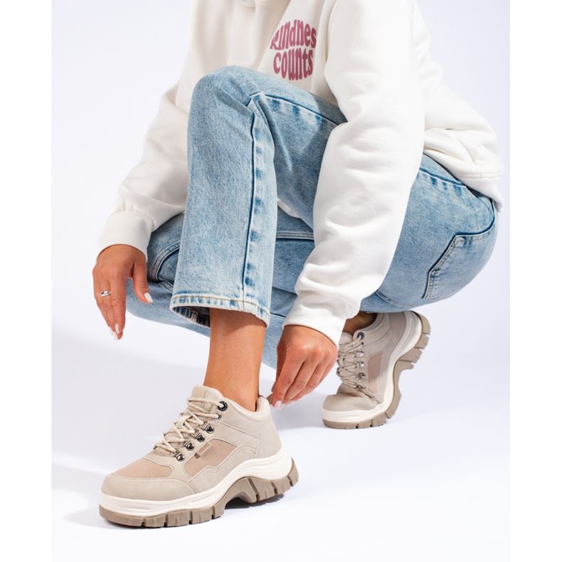 Bézs csizma Big Star KK274363BE 1