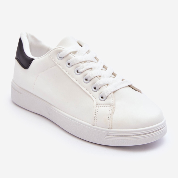 Női klasszikus sportcipő fehér és fekete Corrine 1