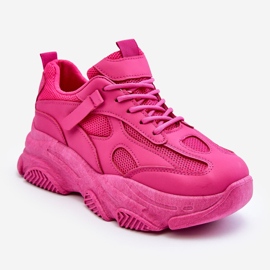 PG1 Női vaskos platform tornacipő Fuchsia Agnenia rózsaszín 1