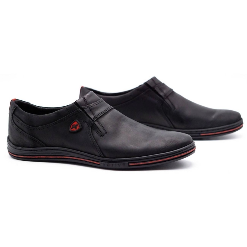 Polbut Férfi Brogues bőr 362 fekete 1