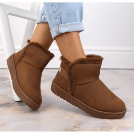 Női hócsizma mukluki barna Big Star KK274620 1