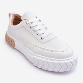 PG1 Klasszikus Platform tornacipő Fehér és bézs Nannzie 1 PG1 Klasszikus Platform tornacipő Fehér és bézs Nannzie 1