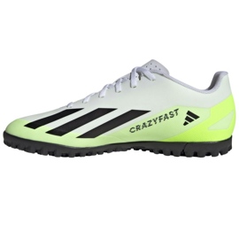 Adidas X Crazyfast.4 Tf M IE1583 focicipő fehér fehér 1