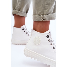 Női cipők Big Star High Meleg fehér GG274108 1