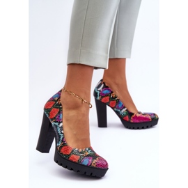Bőr sarokpumpák Maciejka 02629-56 Multicolor sokszínű 1