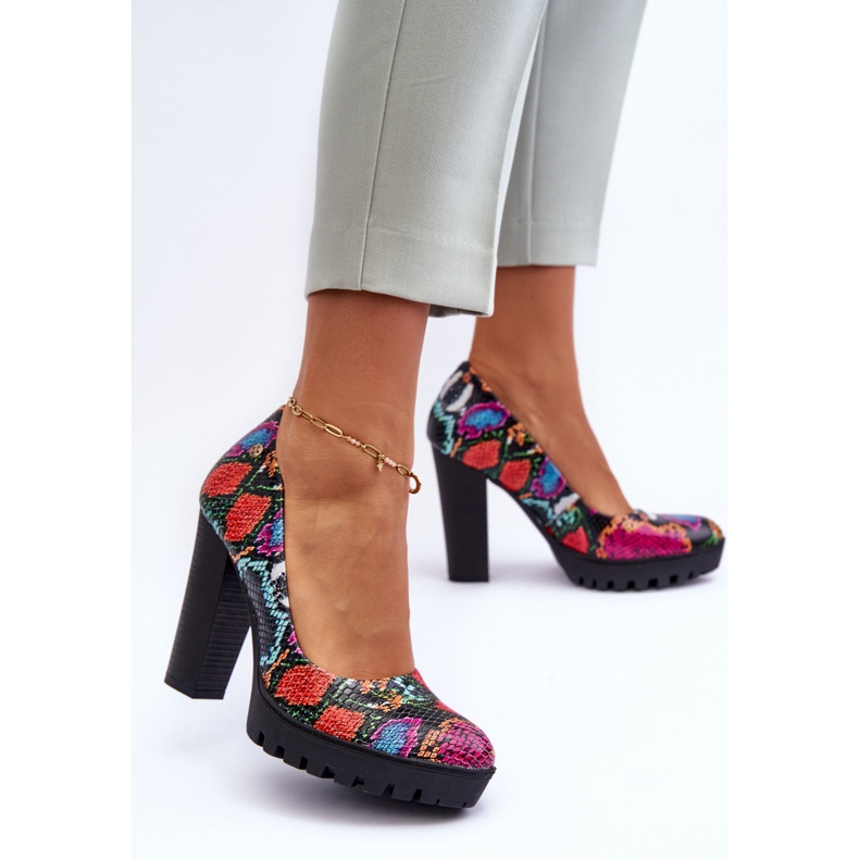 Bőr sarokpumpák Maciejka 02629-56 Multicolor sokszínű 1 Bőr sarokpumpák Maciejka 02629-56 Multicolor sokszínű 1