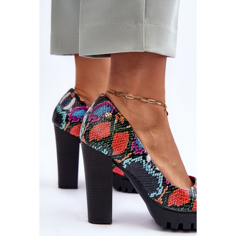 Bőr sarokpumpák Maciejka 02629-56 Multicolor sokszínű 2 Bőr sarokpumpák Maciejka 02629-56 Multicolor sokszínű 2