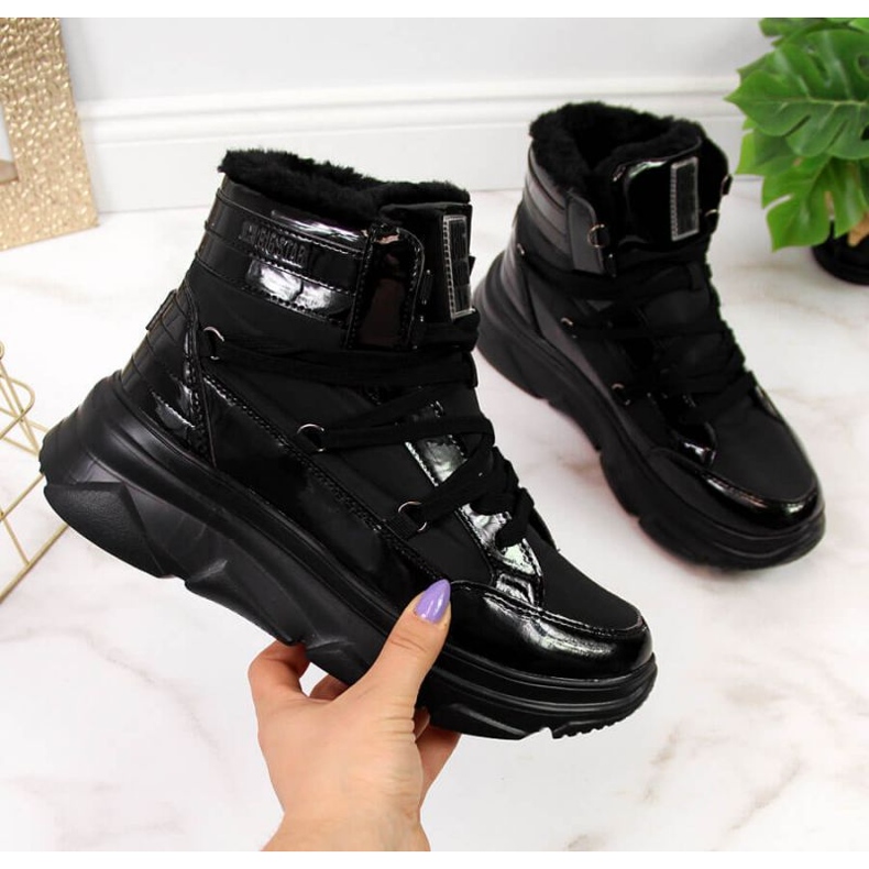 Snow Boots Big Star W II274311 INT1613A fekete 1