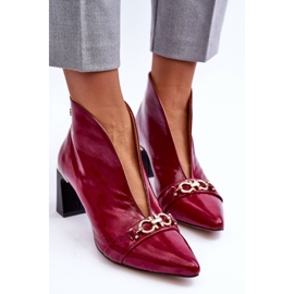 Sarkú bőrcsizma Maciejka 05262-15 fukszia rózsaszín 1 Sarkú bőrcsizma Maciejka 05262-15 fukszia rózsaszín 1