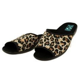 Adanex 16833 női leopárd papucs fekete 3