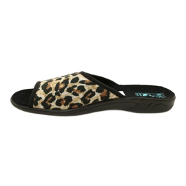 Adanex 16833 női leopárd papucs fekete 2