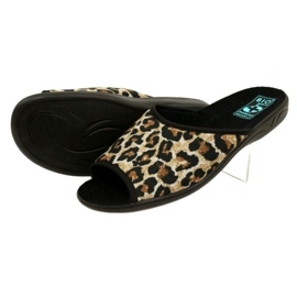 Adanex 16833 női leopárd papucs fekete 4
