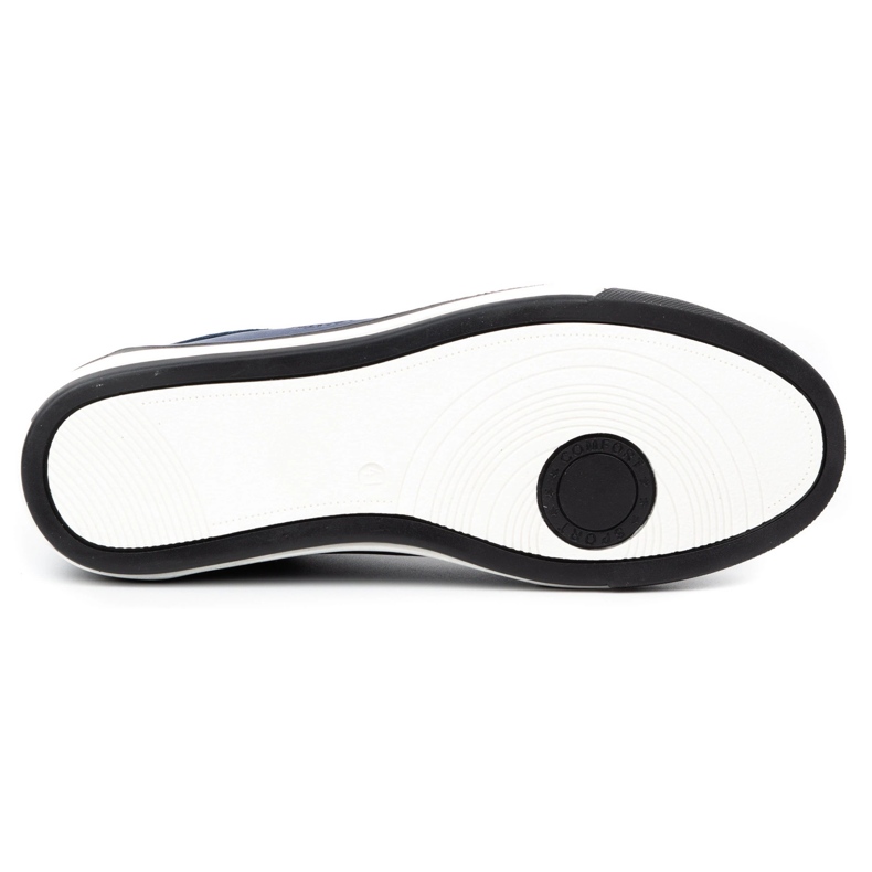 Polbut Férfi alkalmi bőrcipő 2121/2 sötétkék 1