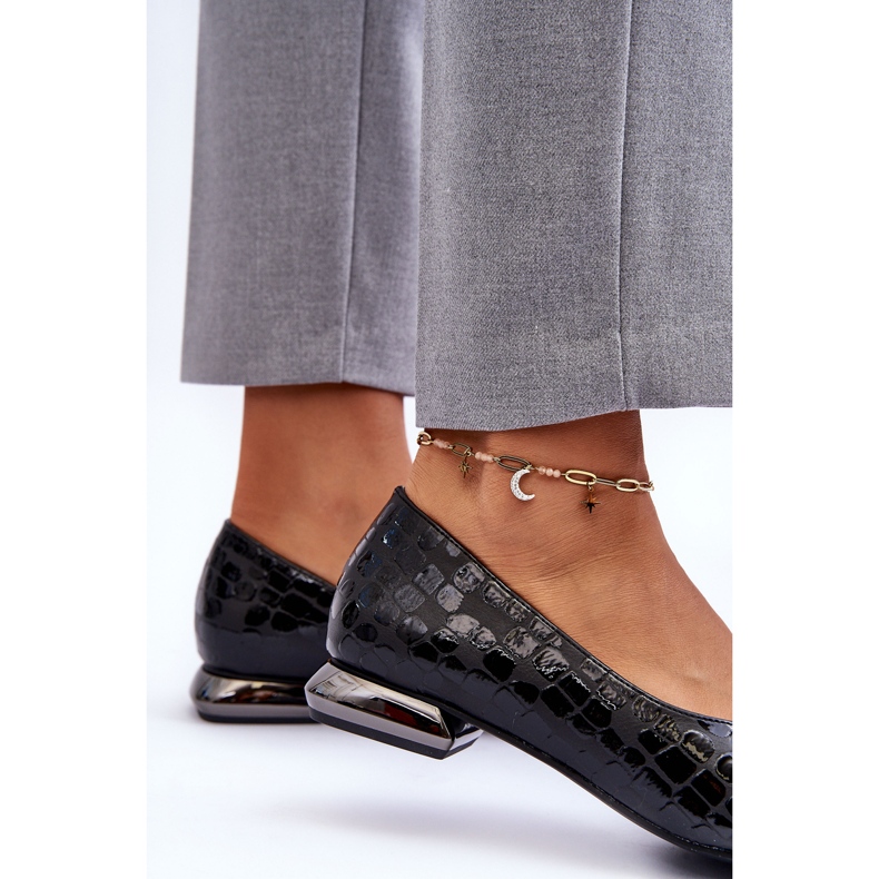 PD1 Vaani bőr lapossarkú fekete Vaani 2