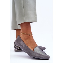 PD1 Lapos Velúr Balett Lakások Szürke Loxes 1 PD1 Lapos Velúr Balett Lakások Szürke Loxes 1