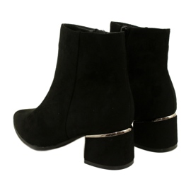 Evento Velúr csizma ezüst díszítéssel, fekete 23BT35-6420 3