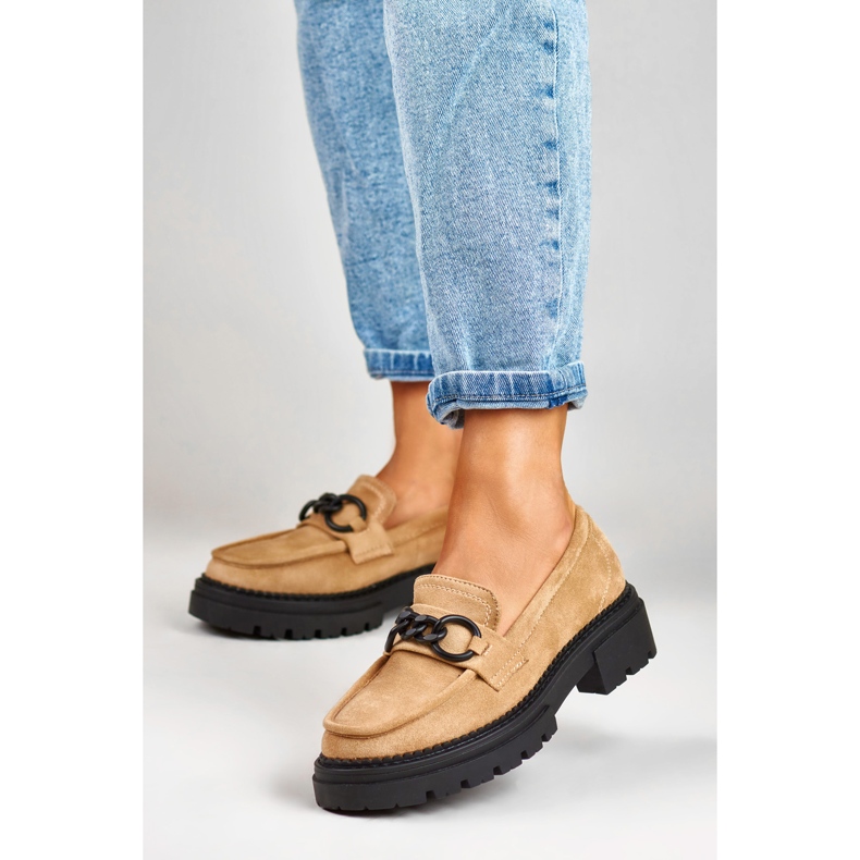 La.Fi Bézs naplopók velúr felületen 2