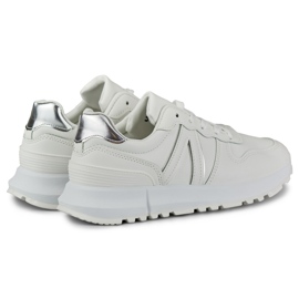 Női fehér tornacipő ezüst díszítéssel 1