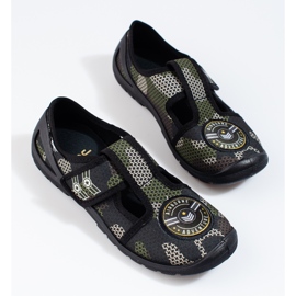 Boys Shelovet tépőzáras tornacipő szürke 1