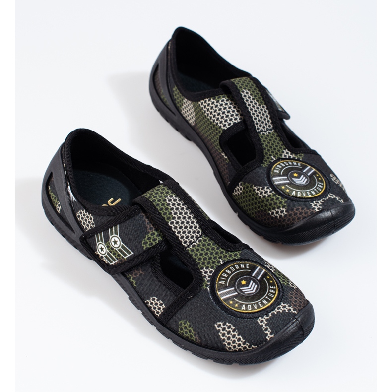 Boys Shelovet tépőzáras tornacipő szürke 1