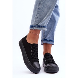 FB3 Klasszikus alacsony platformú tornacipő fekete Jazlyn 1