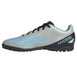 Adidas X Crazyfast Messi.4 Tf M IE4069 focicipő szürke a szürke árnyalatai 1 Adidas X Crazyfast Messi.4 Tf M IE4069 focicipő szürke a szürke árnyalatai 1