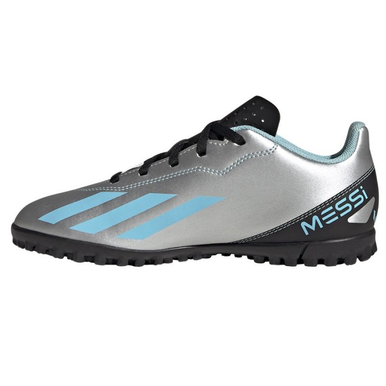 Adidas X Crazyfast Messi.4 Tf Jr IE4068 focicipő szürke a szürke árnyalatai 1 Adidas X Crazyfast Messi.4 Tf Jr IE4068 focicipő szürke a szürke árnyalatai 1