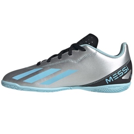 Adidas X Crazyfast Messi.4 In Jr IE4070 futballcipő a szürke árnyalatai 1