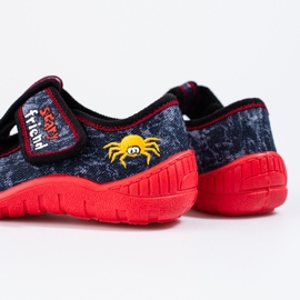 Fekete-piros pókpapucs a Shelovet-től kék 1