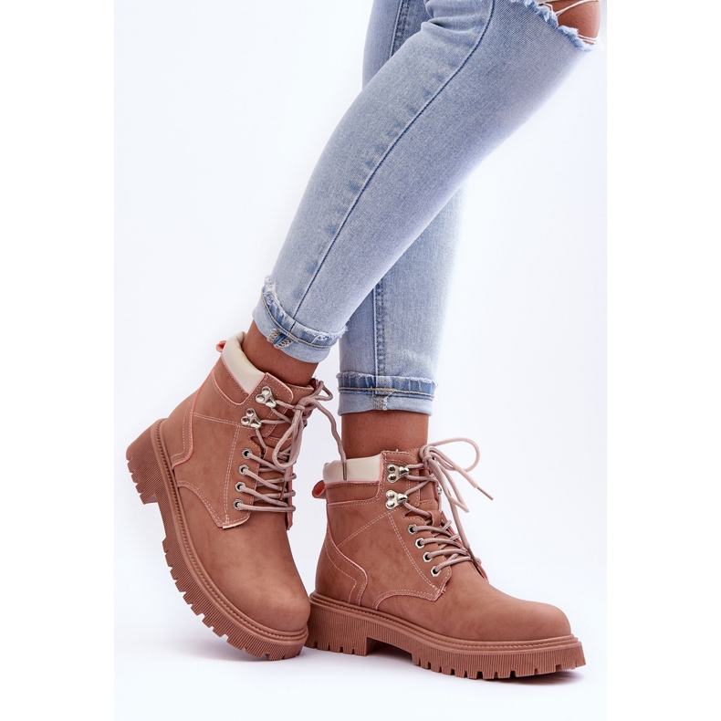 Női bőr melegítők, rózsaszín pólusok 2