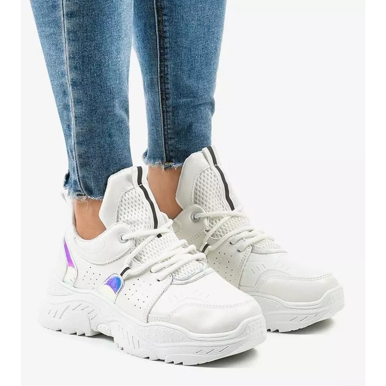 Fehér sportcipők K-505 1