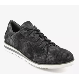 Fekete női sportcipő S18 1