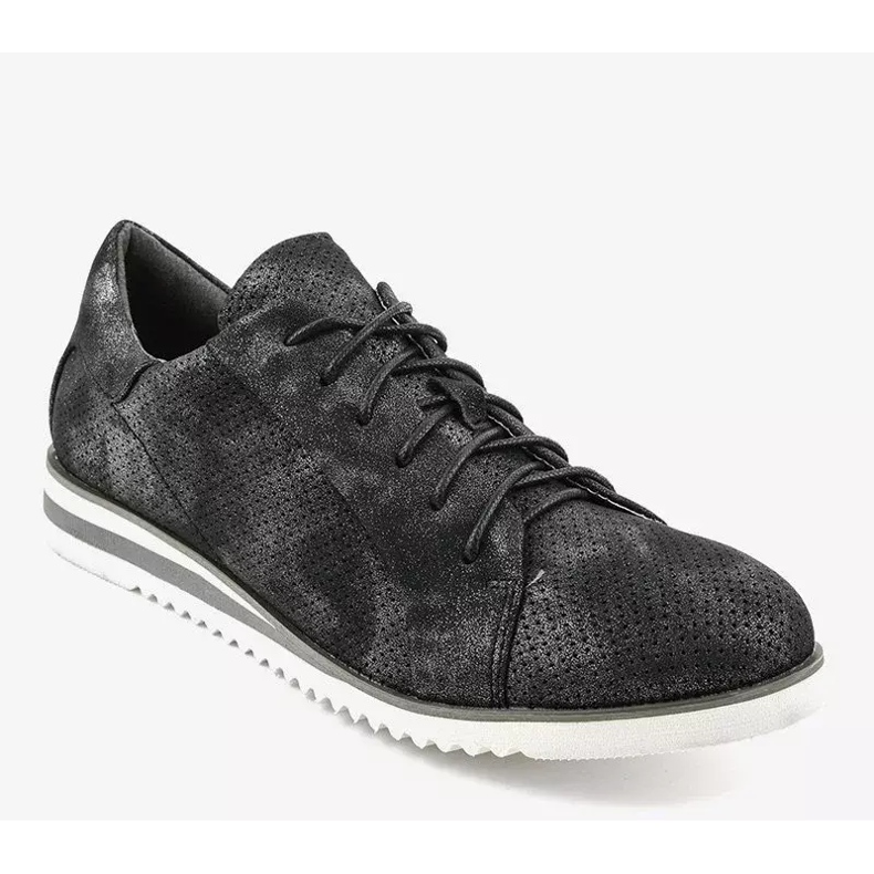 Fekete női sportcipő S18 1