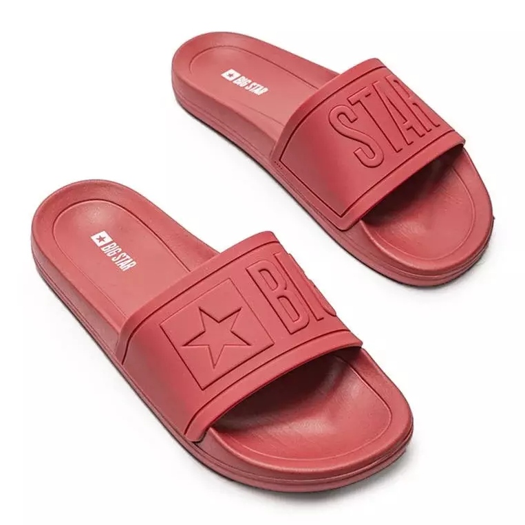 Big Star piros férfi Lopez papucs 1