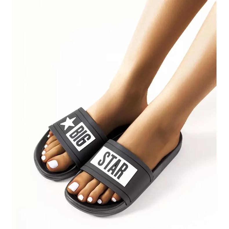 Fekete női Big Star DD274A266 papucs 2