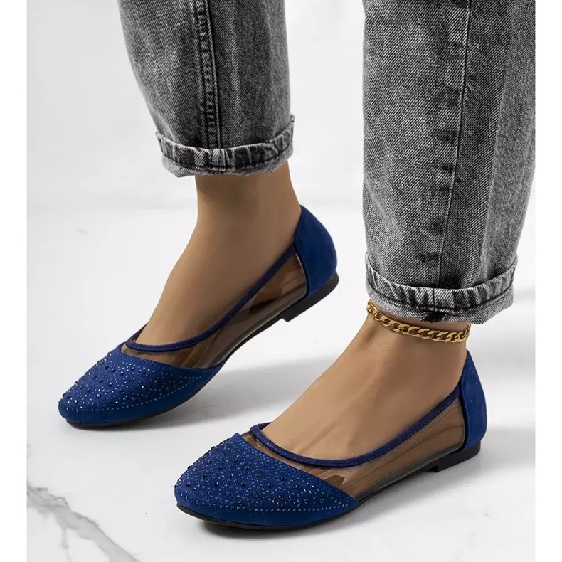 Sötétkék, félig átlátszó Marx balerinák 1