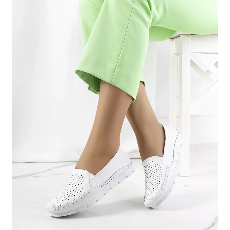 Juiz fehér bőrcipők 2