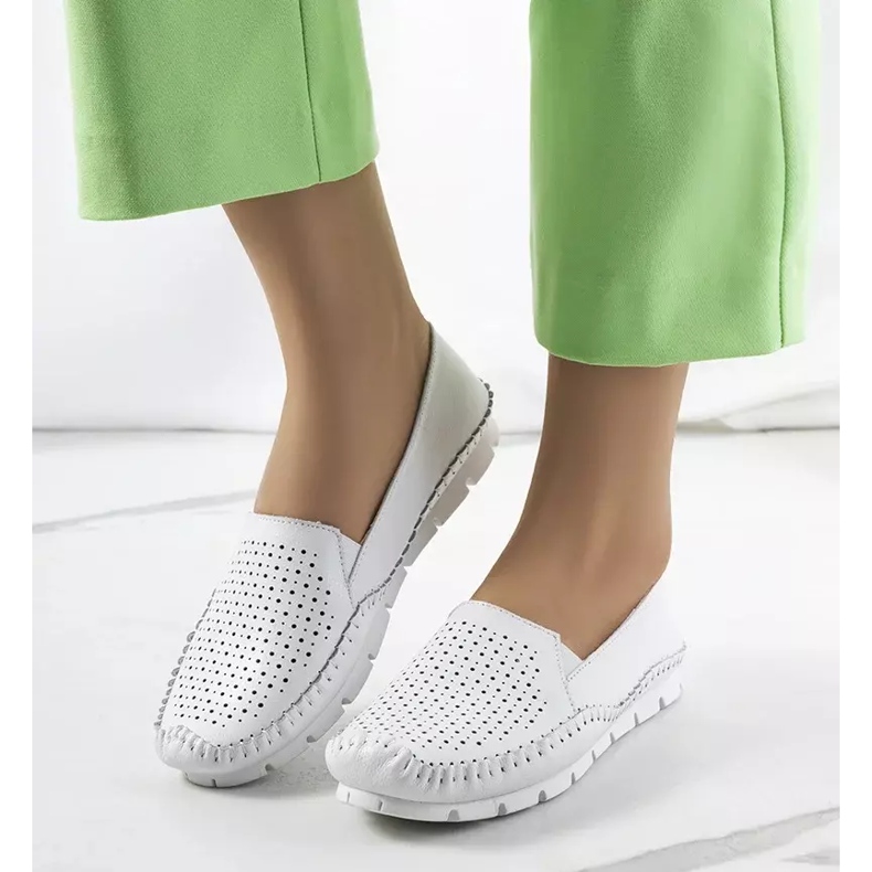 Juiz fehér bőrcipők 1