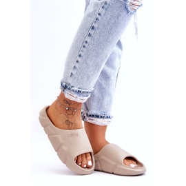 Női könnyű Big Star habpapucs LL274593 bézs 3