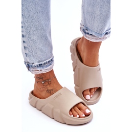 Női könnyű Big Star habpapucs LL274593 bézs 1